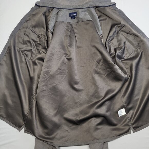 Basic Editions Shirt Faux Suede Mens Large Button Up Long Sleeve Lined Pockets - Picture 9 of 16